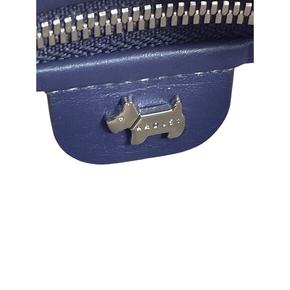 Radley London womans leather Navy Scottie Dog Logo Crossbody Med SKU 9552 - Picture 9 of 16